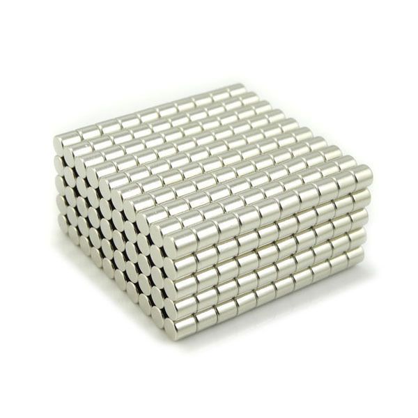 Vente en gros-en Stock 100 pièces aimants NdFeB ronds puissants Dia 2x2mm N35 terre Rare néodyme aimant Permanent artisanat/bricolage