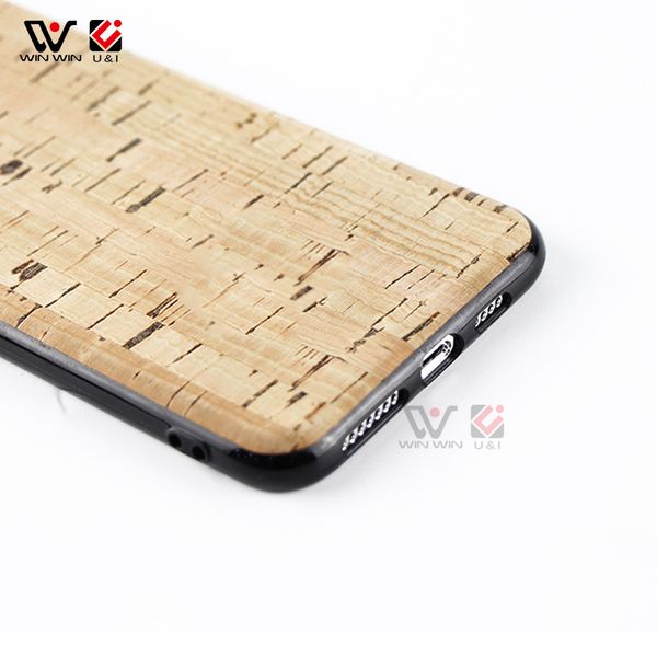 Venta al por mayor en Stock 2022 fundas de teléfono de TPU de madera de corcho en blanco de lujo para iPhone 7 8 11 12 13 Pro XR Wholsale cubierta antideslizante