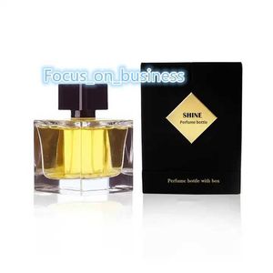 Bouteille de Parfum carrée transparente rechargeable, bouteilles de parfum vides en verre de 50ml et 100ml, vente en gros, en Stock, avec boîte