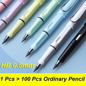 wholesale Infinity Pencil Technology Stylo sans encre Crayons magiques Le dessin n'est pas facile à casser le crayon droit 100 pcs