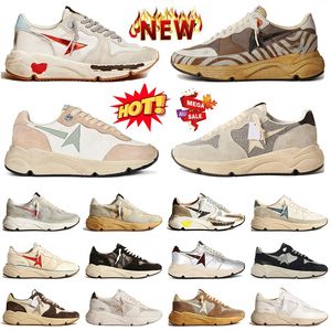 Groothandel Italië merk Handmade Golden Goode Running Sole Star Designer Casual Shoes Luxe OG Originele Superstar Dirty Trainers Upper Flat Suede Vintage Sneakers