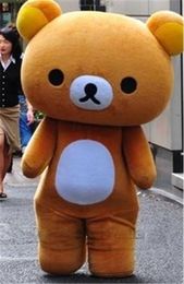 Wholesale Japanse San-X Rilakkuma Brown Bear Mascotte Kostuums Adult Party Dress Character