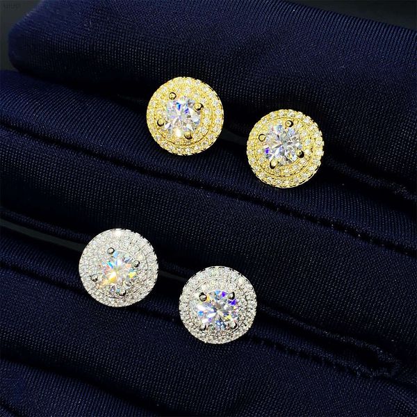 Boucle d'oreille en argent Sterling 925, bijoux de luxe, prix d'usine, diamant à la mode, Vvs Moissanite, vente en gros