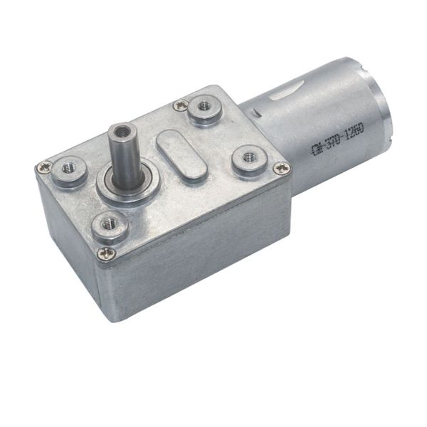 Al por mayor JGY-370 Alto torque 2-210 rpm de baja velocidad 6V 24V 12V DC Motor eléctrico Motor eléctrico Motor de engranaje con caja de cambios cuadradas