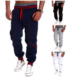 Groothandel Joggers100% Katoen Heren Sweatpants Casuaul Basketbal Broek Mannen Sport Gym Fitness Training Running Jogging Cargo Pants