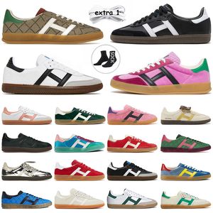 Adidas Samba Gazelle Bold Mens Trainers Outdoor Shoes Vegan Wles Bonner Monogram Black Gum Pink Velvet Green Suede【code ：L】Men Women Designer Sports Sneakers