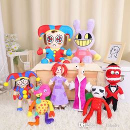 Poupée en peluche Kawaii, cadeaux de noël, l'incroyable cirque numérique, jouets mignons et amusants, Clown, poupées de dessin animé, vente en gros