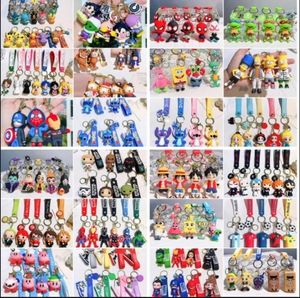 Porte-clés en PVC, modèle de figurine, sac de dessin animé, poupée, pendentif, jouets, cadeau d'anniversaire, vente en gros