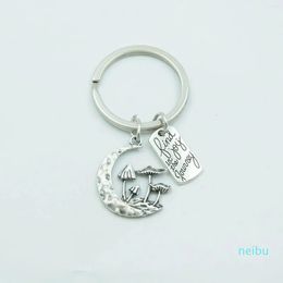 Groothandel Keychains vinden vreugde in de reis en halve ketting van de halve maan en de combinatie van de halve maan