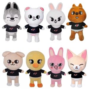 Gros enfants jouets en peluche 20 cm peluche loup Chan dessin animé peluche peluches poupée Kawaii compagnon pour enfants adultes Fans cadeau