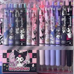 groothandel Kuromi Druk Neutrale Pen Roze Kat ins Hoge Schoonheid Cartoon Student Balpen Zwarte Pen