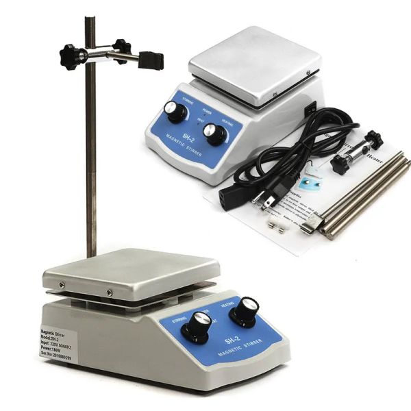 wholesale Agitateur de fournitures de laboratoire 110 V / 50 Hz SH-2 Agitateur magnétique à plaque Stir Healthcare réglable en continu BJ