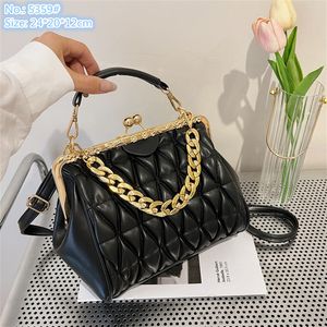 Gros dames cuirs sacs à bandoulière couleur bonbon doux mode sac à main tendance couture sac à carreaux couleur unie en cuir plissé téléphone portable porte-monnaie 5359 #