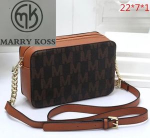 MARRY KOSS MK Niños mujeres wenLujo Diseñador Bolsos crossbody Bolso de hombro de cuero de primera calidad M K Cross Body Chain Bolsos Gran capacidad mks Totes Bonito