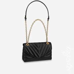 Vente en gros Lady Sacs de soirée New Wave Gold Color Chain Bag H24 en 5 couleurs Femme Sacs à main classiques Totes Fashion Crossbody M58552 2022 top qua