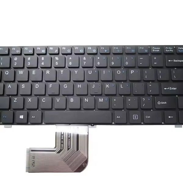 Clavier d'ordinateur portable en gros pour le cavalier pour EzBook X4 Pride-K2790 343000075 14 pouces United States US Black vide 2 aiguilles