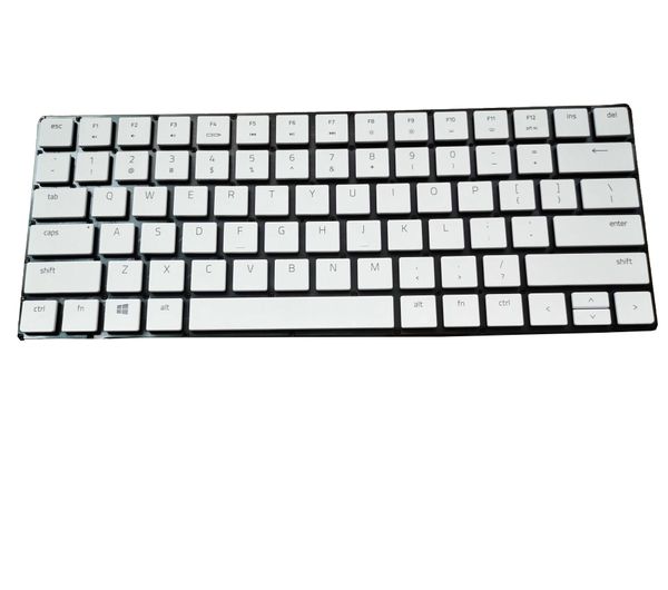 Clavier pour ordinateur portable en gros pour Razer Blade 12920543-00 2H-BCVUSR51011 911100163920 États-Unis blancs américains sans cadre