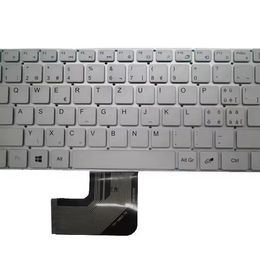 Clavier d'ordinateur portable en gros pour Teclast F6 Pro yxt-NB93-79 MB2903009 SWISS SWSS Silver (différentes touches de fonction) Nouveau