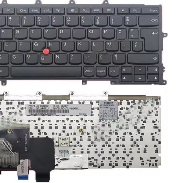 Teclado portátil al por mayor sin retroiluminación para Lenovo ThinkPad X240 X240S X250 X260 X270 A275 UK 01EP052 01EN576 Nuevo