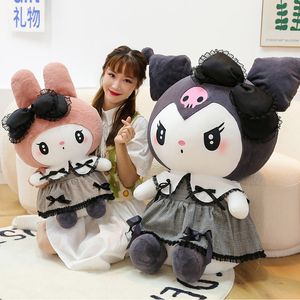 Jouets en peluche de grande taille en gros figurine Kulomi sombre Melody poupée ornements d'oreiller pour enfants