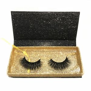 Groothandel lash box wimper verpakking doos hardcover custom magneet sluiting gesloten boek vorm geschenkdoos