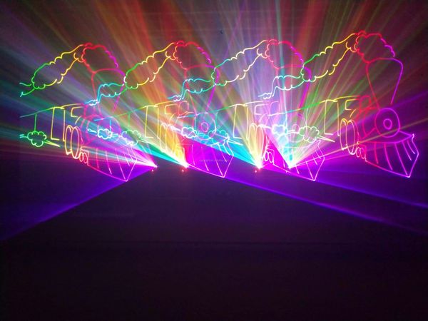 Venta al por mayor Proyector LED RGB Luces láser Discoteca Evento de iluminación Mostrar