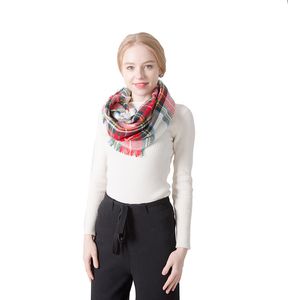 Écharpe légère en gros écharpe en treillis coloré de haute qualité écharpe en cachemire de mode automne et hiver