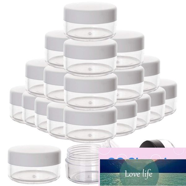 Récipients de baume à lèvres vides en plastique, Pot de maquillage cosmétique, bouteilles d'échantillon transparentes, crème de fard à paupières 2g/3g/5g/10g/15g/20g, vente en gros