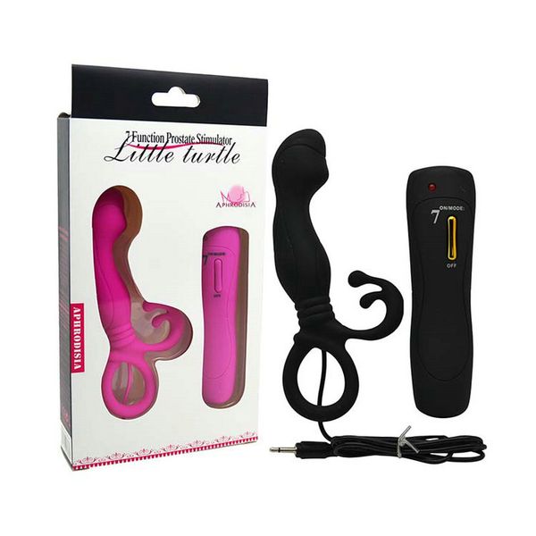 Gros-Little Turtle 7 Function Prostate Stimulator Anal Toys Vibrators, Unisex Sex Toys Erotic Audlt Sex Products