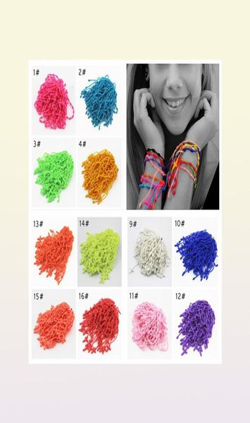 Lots en gros 50 pcs à la main chanceux cordon tresse corde chapelet Bracelets en Nylon chaîne Bracelets MB046868081