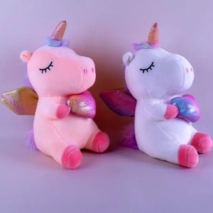 Venta al por mayor Love Angel Unicornio juguetes peludos Juegos para niños Playmate regalo de vacaciones Decoraciones para habitaciones