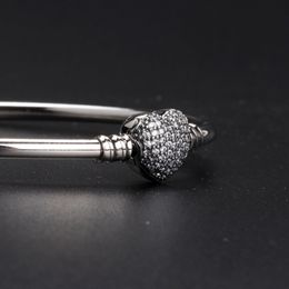 Venta al por mayor- Love Bead Bracelet para Pandora 925 Sterling Silver CZ Diamond con caja original Pulsera de mujer Joyas de diseñador de lujo