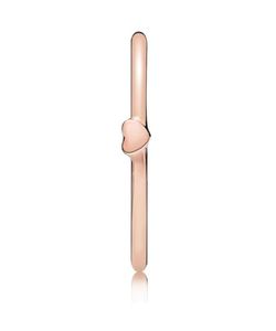 Groothandel- liefdesring voor 925 Sterling Silver Compated Rose Gold Romantic Ladies Ring Valentijnsdag Gift met originele Box7777200