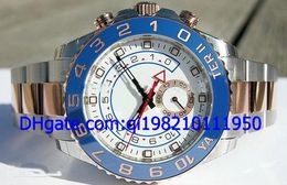 Venta al por mayor - Relojes deportivos automáticos para hombre de lujo 44 mm II 116681 de oro rosa/acero Relojes de pulsera para hombre
