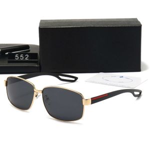 Groothandel luxe designer zonnebril voor mannen dames piloot zonnebril van hoge kwaliteit 2022 klassieke mode adumbral bral eyewear accessoires met link1