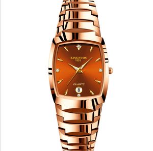 Groothandel Luxe Liefhebbers Koppels Quartz Smart Diamond Horloges 40MM Wijzerplaat Heren 25MM Diameter Dameshorloge Tungsten Steel Kalender Horloges