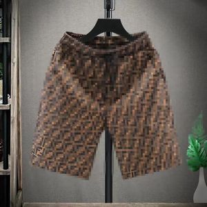 Groothandel Luxe heren- en damesdesigner geruite gestreepte shorts Zomermode Streetwear Sneldrogende badkleding Strandbroeken met print Azië z1