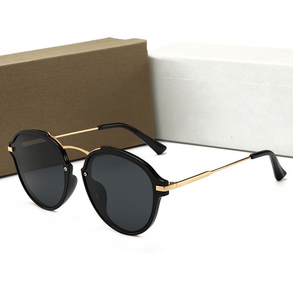 Venta al por mayor-Lujo MILLONARIO Gafas de sol de montura completa Gafas de sol de diseño vintage para hombres Logotipo de oro brillante Venta caliente Chapado en oro