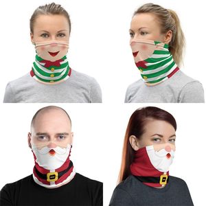 Groothandel-magische sjaals Merry Christmas Decoratieve Mode Neck Gainer Herbruikbare Wasbare Gezicht Cover Masker Headscarf Cycling Meryl 6 5 GM C2