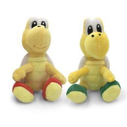 Gros Mary série rouge et vert position assise petite tortue en peluche jouet pour enfants compagnon de jeu