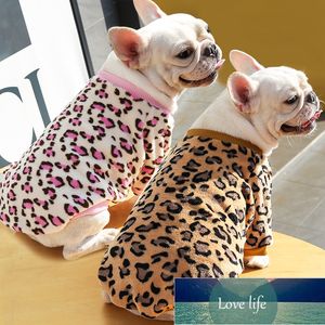 Groothandel medium grote hond Franse bulldog puppy herfst en winter thermische pyjama jas pet benodigdheden kat tweebenige kleding