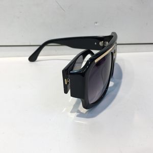 Vente en gros - Hommes Marque Designer Mode Wrap Lunettes de Soleil Cadre Carré Protection UV Lentille En Fibre De Carbone Jambes D'été Style Top Qualité Cas