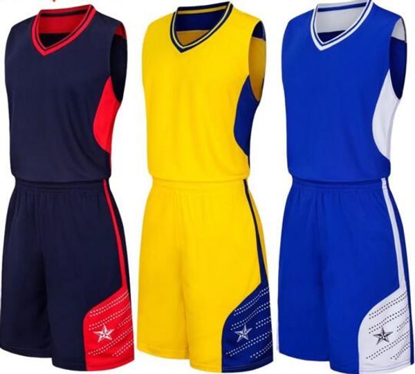 wholesale Uniformes de baloncesto para hombres personalizados, kits para hombres, ropa deportiva, chándales, descuento, conjuntos de baloncesto para niños baratos, top con pantalones cortos