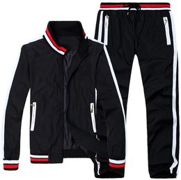 Gros hommes survêtements sweats à capuche broderie Sportswear homme Polo veste pantalon Jogging costumes 2023