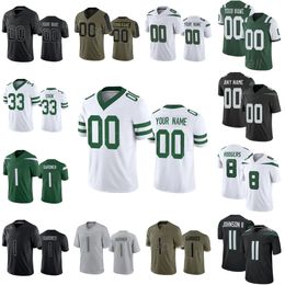 Groothandel Men Women Jeugdvoetbal 8 Aaron Rodgers Jersey 33 Dalvin Cook 10 Allen Lazard 22 Tony Adams 1 Saus Gardner 11 Jermaine Johnson 82 Xavier Gipson Stitched Col