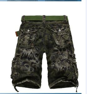 Vêtements en gros de la mode d'été pour hommes décontractés bermuda lâches masculines camouflage multi-poches de cargaison de cargaison