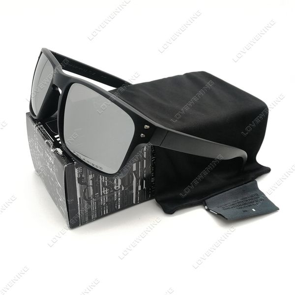 Vente en gros - Lunettes de soleil de mode pour hommes Design Smoke Matte Black Frame Polarized Lens New YO92-44 Brand New Outdoor Glasses Livraison gratuite