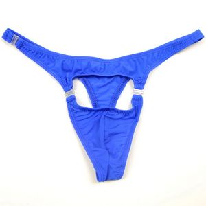 Groothandel-heren Jockstrap G snaren Jock Strap Ondergoed Thongs met Hole Heren Penis Pouch Holle Gay Underwear Erotisch slipje