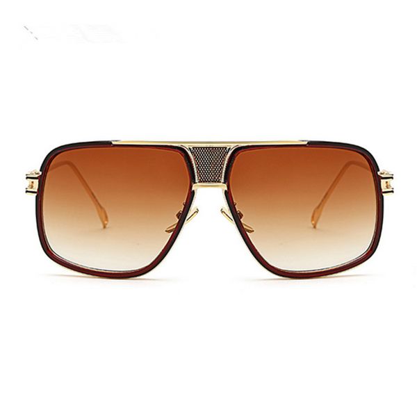 Gros-Métal Mode Hommes Lunettes de Soleil Vintage Lunettes De Soleil Surdimensionnées Rose Femmes Lunettes De Soleil Cool Big Lunettes Oculo de sol DHL FDY170808