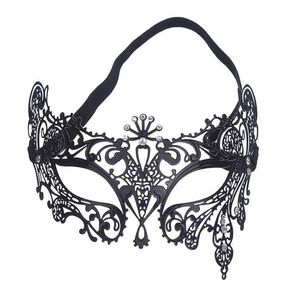 Groothandel metaal maskerade maskers elegante metalen laser gesneden Venetiaans Halloween-bal maskerade masker kwaliteit eerst